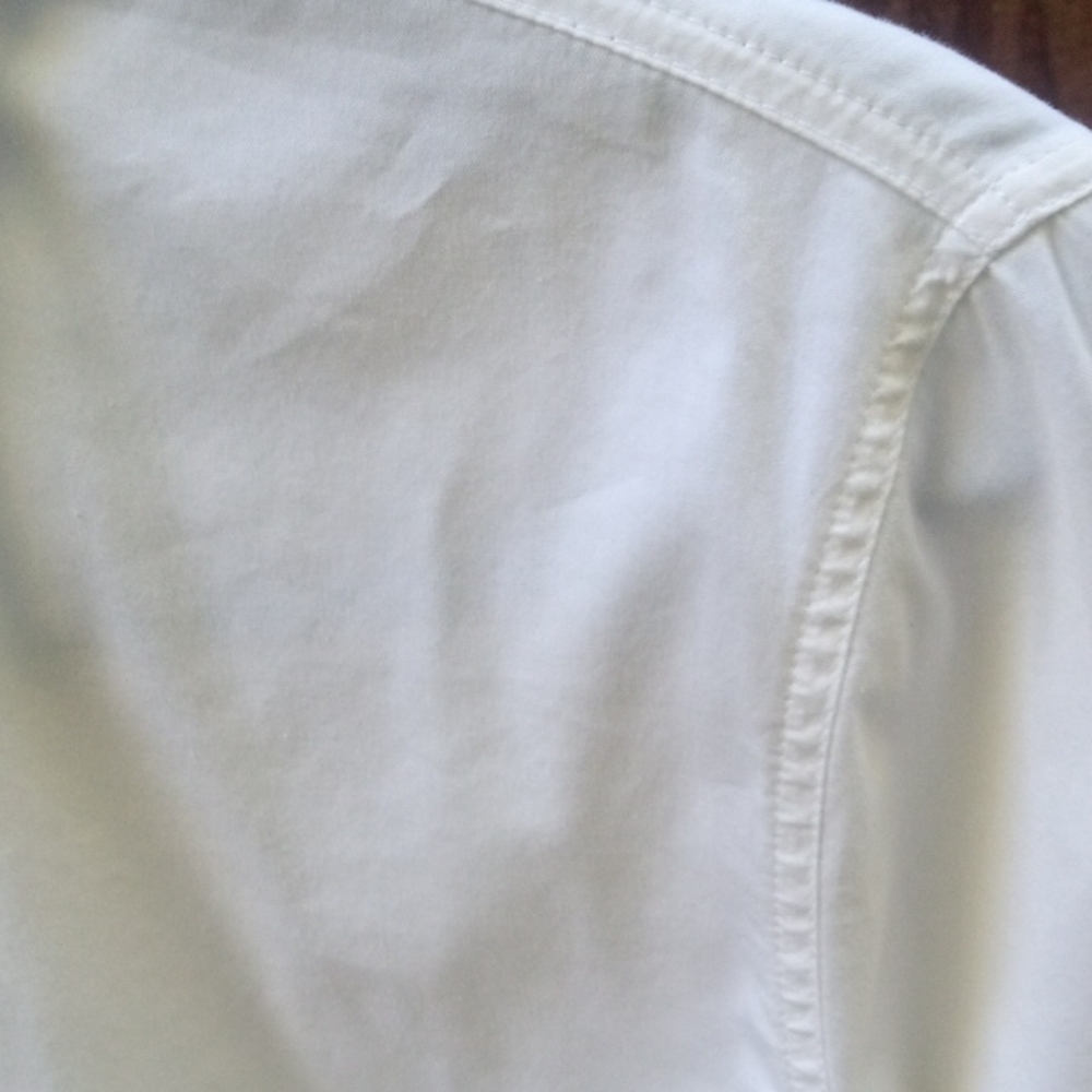 Rivamonti Women'White 100% Cotton Long Sleeve Top Blouse, Size M - Picture 4 of 7